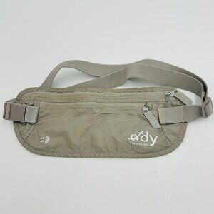 ODY Travel Gear Belt Pouch Hidden Money Passport Phone Waist Belt RFID Stop NWOT